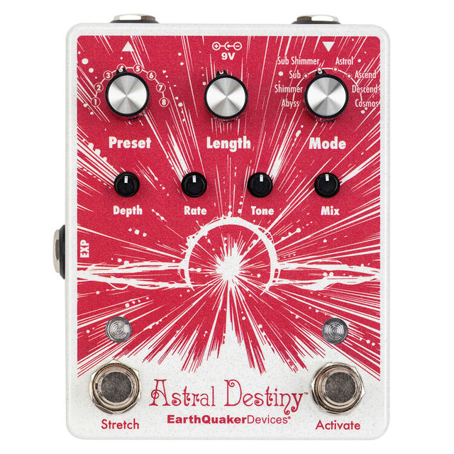 Earthquaker Devices Astral Destiny Octal Octave Reverberation Odyssey | Northeast Music Center Inc.