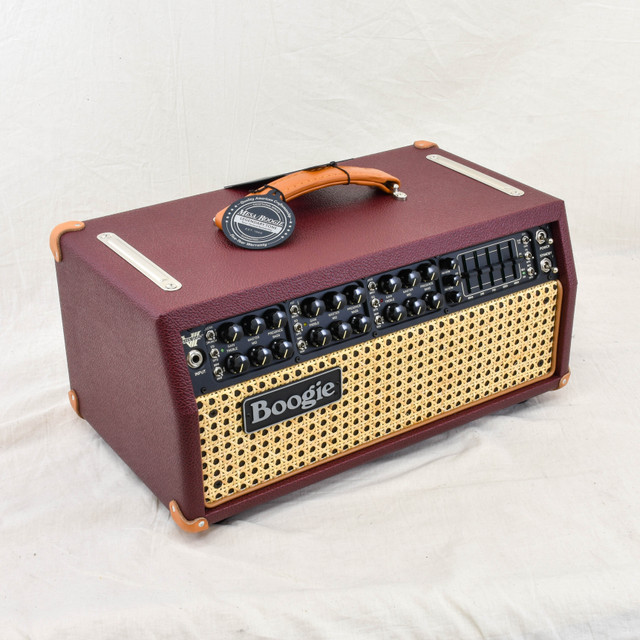 Mesa Boogie Mark VII All Tube Amplifier Head - Vintage Bordeaux, Wicker Grille | Northeast Music Center Inc.
