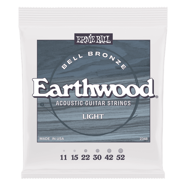 Ernie Ball Earthwood Bell Bronze Acoustic Guitar Strings Light Gauge (11-52) | Northeast Music Center Inc.