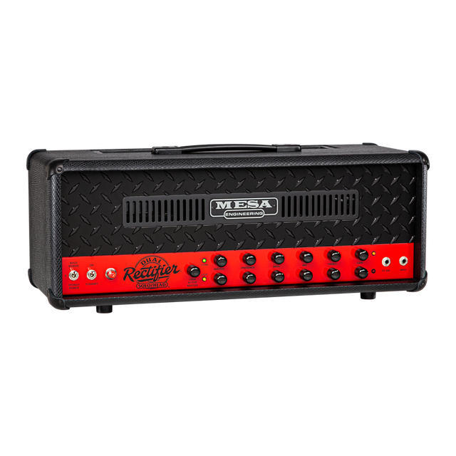 Mesa Boogie Limited Run 90's Dual Rectifier w/Ferrari Rosso Red Chassis and Black Snake Vinyl| Northeast Music Center Inc.