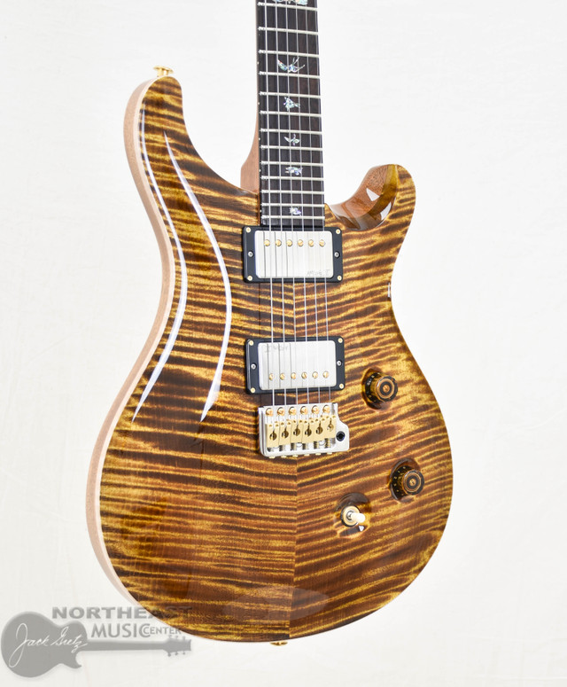 PRS Custom 24 Wood Library Trem Artist Flame Brazilian PS Dirty Blonde (s/n:3404) | Northeast Music Center Inc.