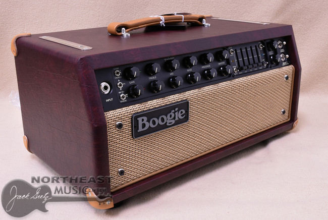Mesa Boogie Mark Five 35 Amplifier Head in Wine Taurus with Tan Welt and Tan Leather Corners (2.M35.117D.V26.G07.P03.H04.C02.XXX)