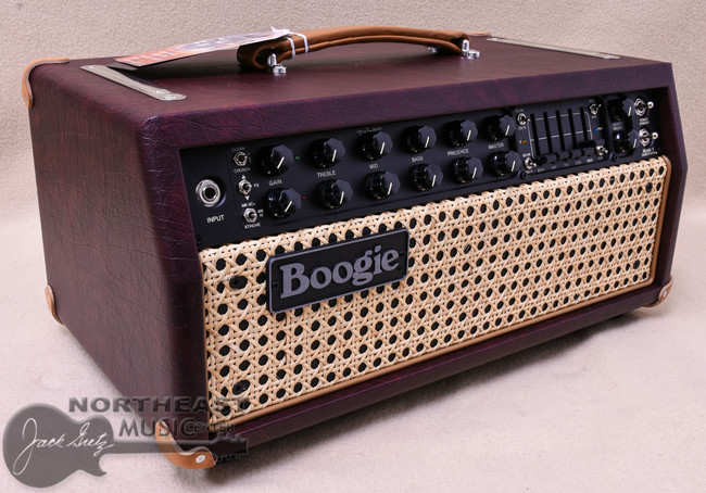 Mesa Boogie Mark V:35 Head in Wine Taurus with Wicker Grille and Tan Leather Corners (2.M35.117D.V26.507.P03.H04.C02.XXX)