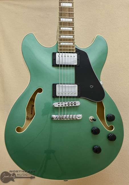 Ibanez Artcore AS73 Hollow Body - Olive Green Metallic | Ibanez Electric Guitars Northeast Music Center 
