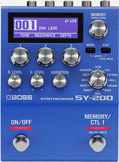 BOSS SY-200 Synthesizer Pedal | Northeast Music Center Inc.