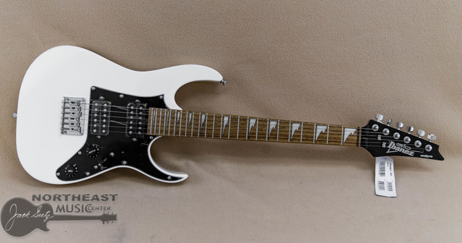 Ibanez Mikro GRGM21 - White | Short Scale Electric Guitar - Northeast Music Center inc 