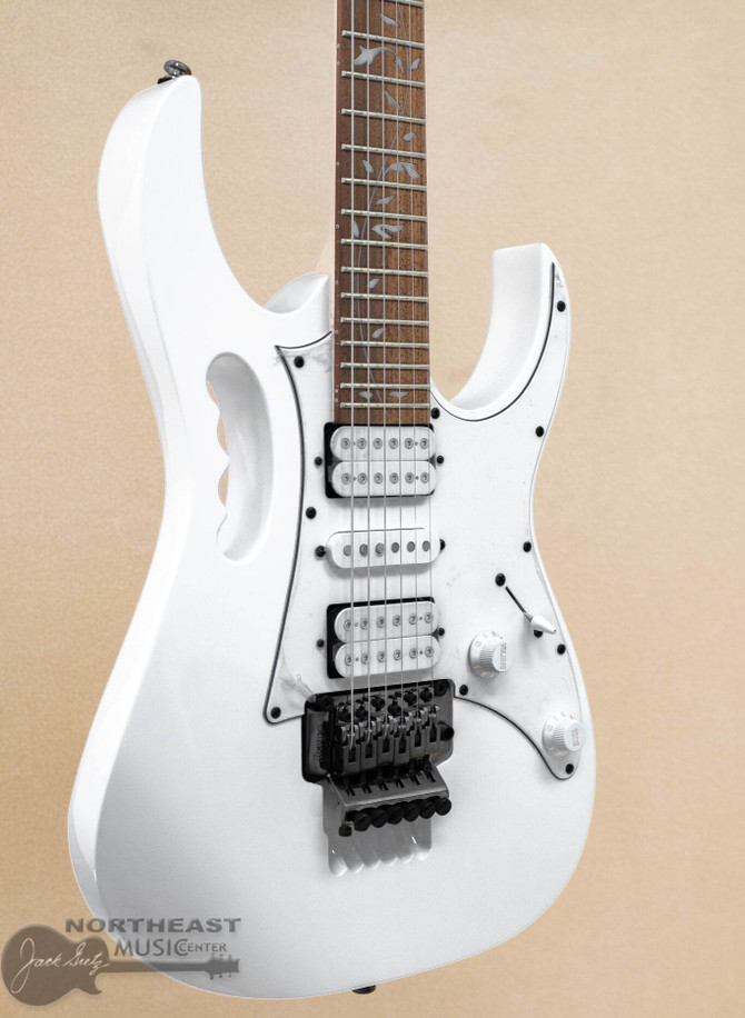 Ibanez JEMJR Steve Vai Signature Electric Guitar - White | Northeast Music Center inc. 