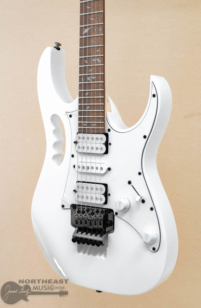 Ibanez JEMJR Steve Vai Signature Electric Guitar - White | Northeast Music Center inc. 