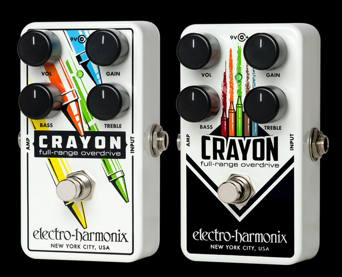 EHX Crayon Full Range Overdrive 69 - Black Electro-Harmonix Guitar Effects Pedals | Northeast Music Center 