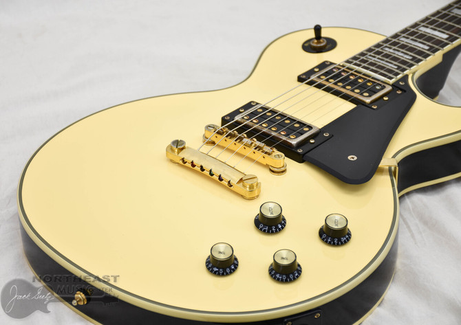 Epiphone Les Paul Custom Blackback Pro 2014 Antique Ivory Used | Northeast Music Center Inc.