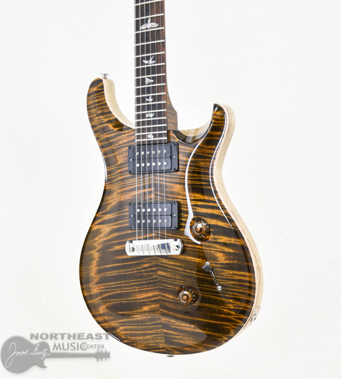 PRS Custom 24 Stoptail Limited Edition Wood Library Flame Maple Tiger Eye Stained Neck (s/n:9256) | Northeast Music Center Inc.