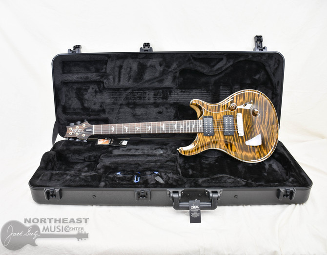 PRS Custom 24 Stoptail Limited Edition Wood Library Flame Maple Tiger Eye Stained Neck (s/n:9256) | Northeast Music Center Inc.