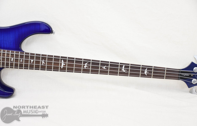 PRS Kingfisher Bass Faded Blue Wrap Around Burst(2021) Used (s/n:0187) | Northeast Music Center Inc.