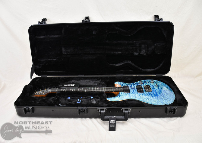 PRS Custom 24-08 Fatback Wood Library Quilt Maple Aquablex (s/n:5503) | Northeast Music Center Inc.