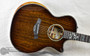 Taylor Custom Grand Auditorium Catch #47 "The Queen Figured Walnut Acoustic/Electric Guitar | Northeast Music Center Inc.