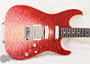 Tom Anderson Guitarworks Drop Top in Strawberry Shortcake on Quilt | Northeast Music Center 