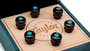 Taylor 7260-8 Bridge Pin Set, 5inch Taper, Bone, Brown w Turquois | Northeast Music Center Inc.