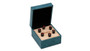 Taylor  7260-2 Bridge Pin Set, 5inch Taper, Bone, Brown w Red Opal | Northeast Music Center Inc.