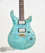 PRS Custom 24 Wood Library Artist Flame Maple & Brazilian Rosewood Private Stock Bahamian Blue (s/n: 3407) | Northeast Music Center Inc.
