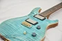 PRS Custom 24 Wood Library Artist Flame Maple & Brazilian Rosewood Private Stock Bahamian Blue (s/n: 3407) | Northeast Music Center Inc.