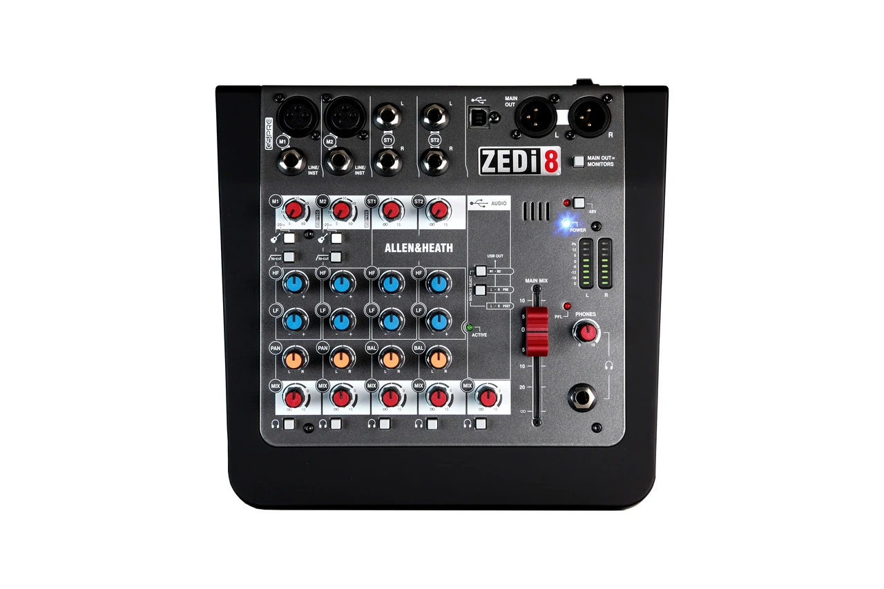 Audio Mixers - Allen & Heath ZEDi-8 | Northeast Music Center 