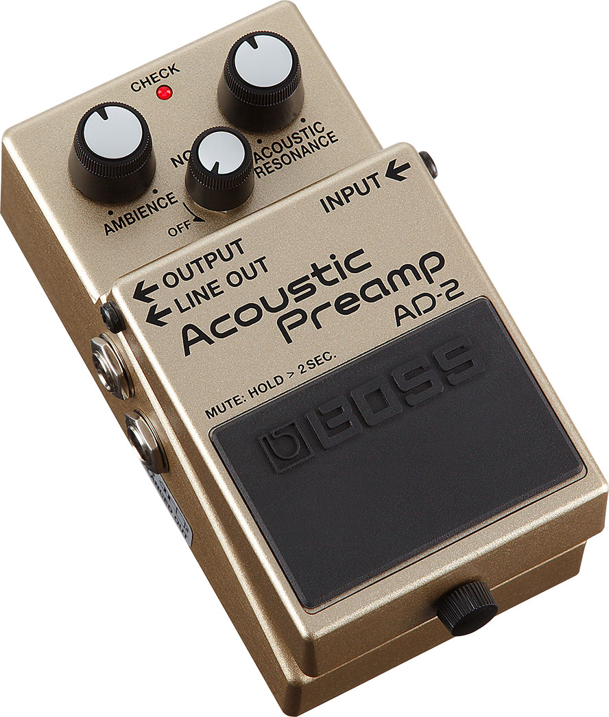 Boss AD-2 Acoustic Preamp Pedal (AD-2) | Northeast Music Ceter Inc