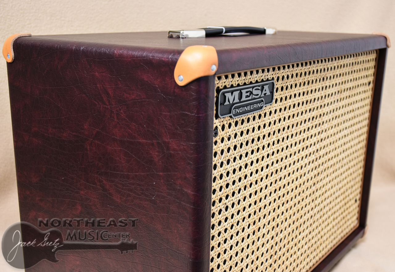 Mesa Boogie 1X12 Widebody Guitar Cab in Wine Taurus with Wicker