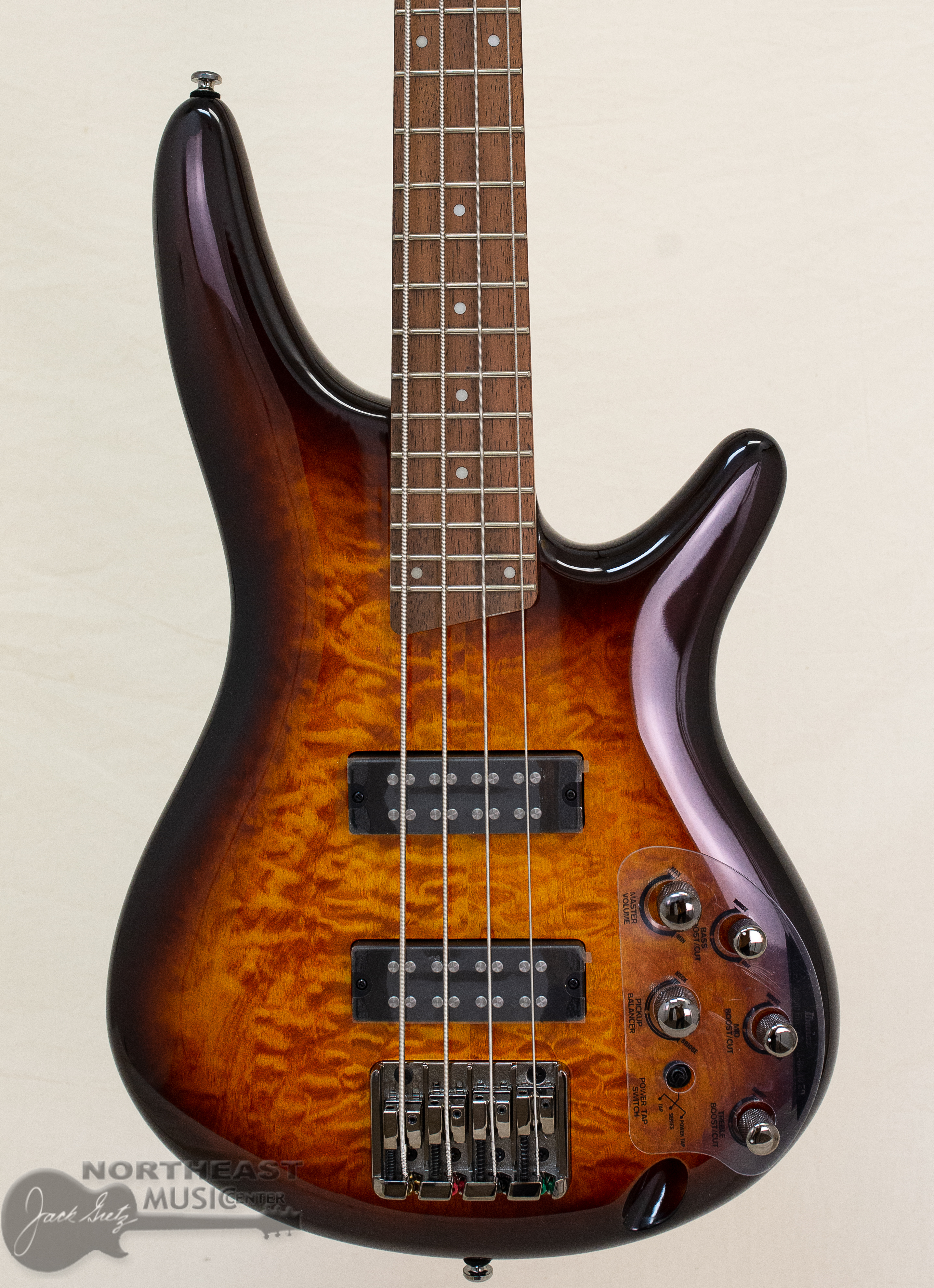 Ibanez SR400QM Bass - Dragon's Eye Burst