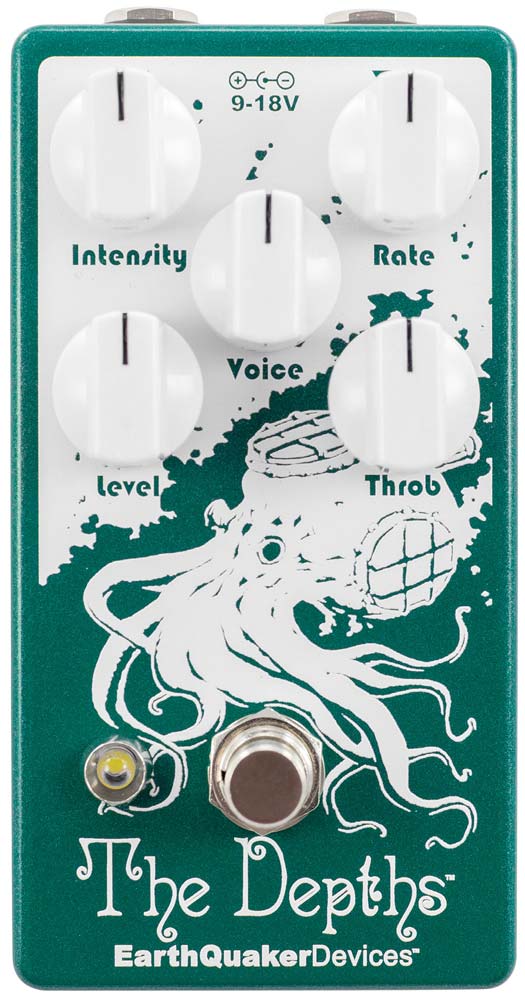 EarthQuaker Devices The Depths Analog Optical Vibe Machine Vibrato