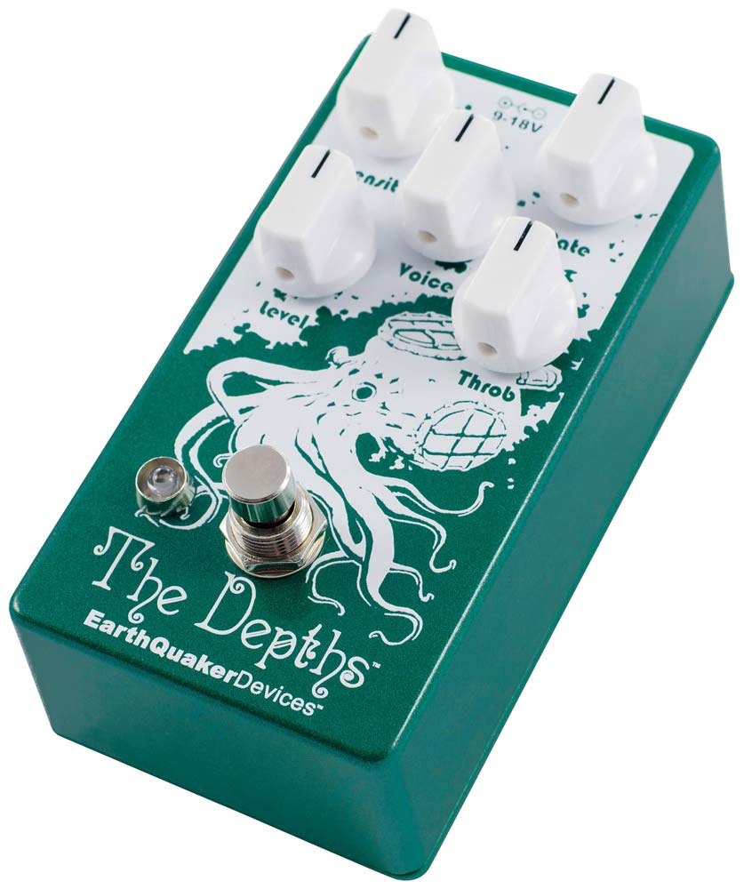 EarthQuaker Devices The Depths Analog Optical Vibe Machine Vibrato
