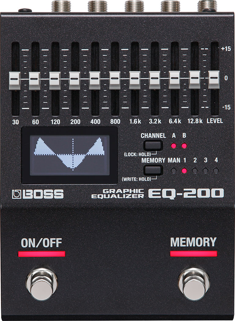 Boss EQ-200 Graphic Equalizer Effects Pedals | Northeast Music