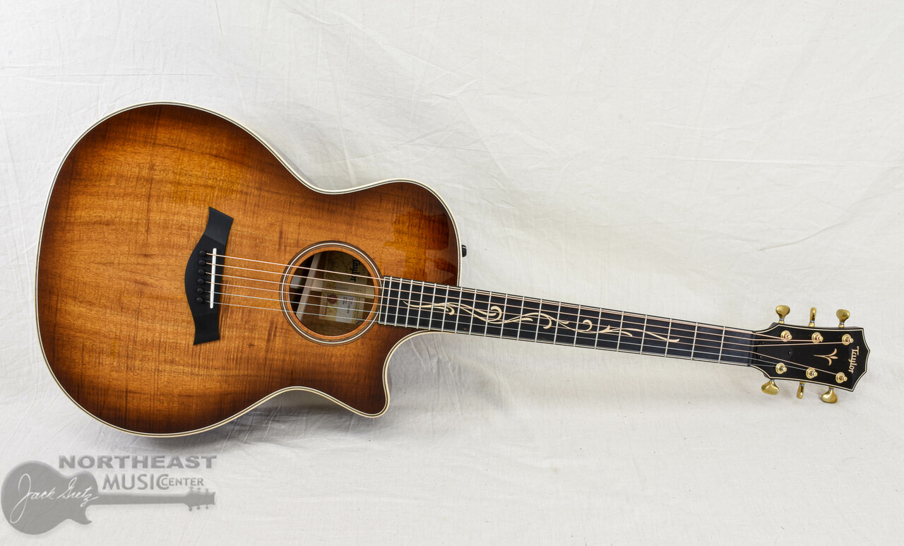 Taylor K24ce AA Flame Koa Acoustic Electric Guitar - Shaded
