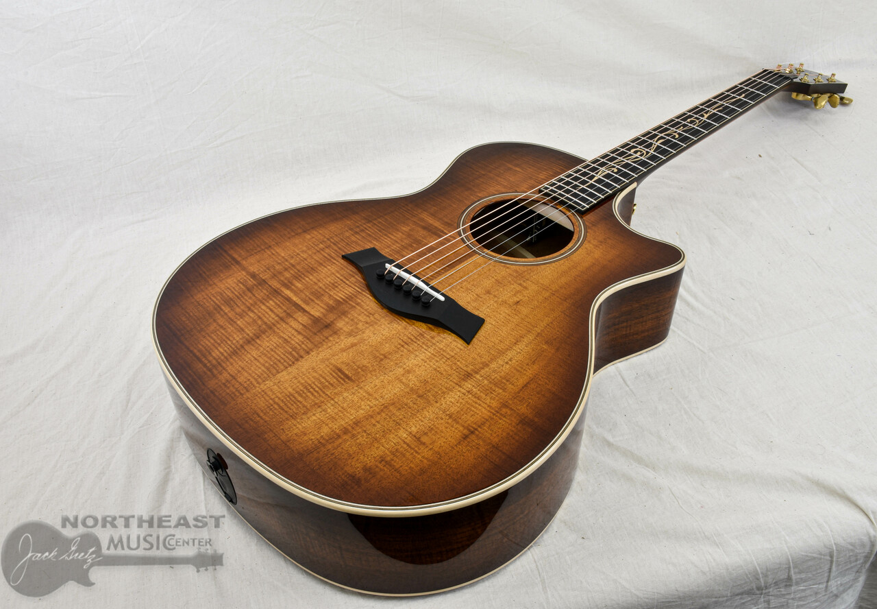 Taylor K24ce AA Flame Koa Acoustic Electric Guitar - Shaded Edge