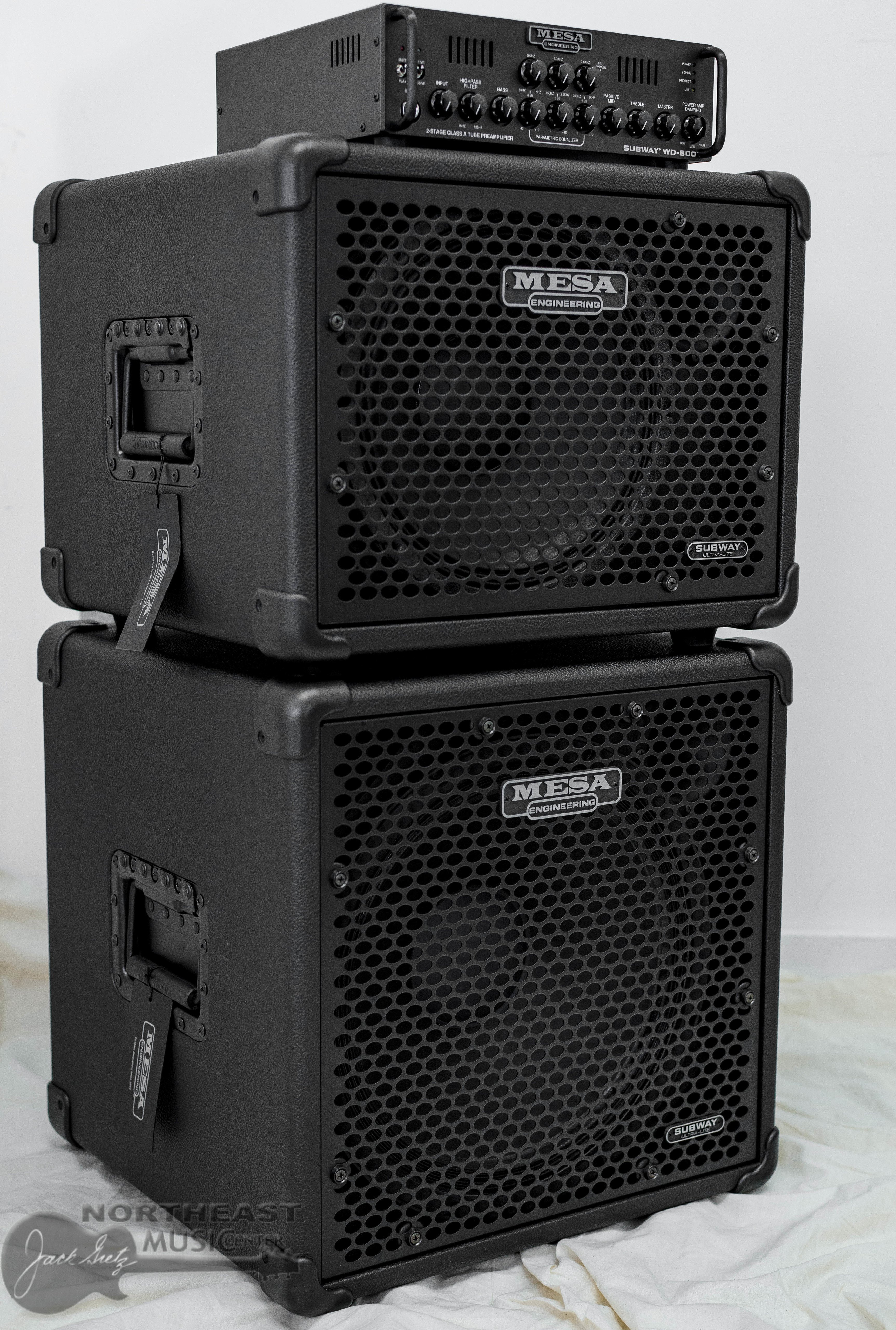 Mesa Boogie Subway WD800 Bass Amplifier w/ 1x12 & 1x15 Cabinet