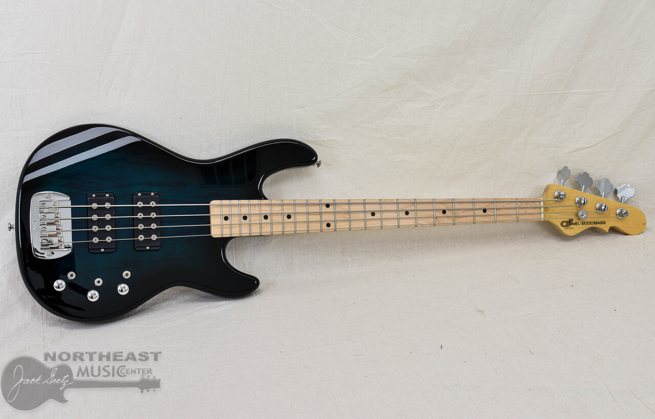 G&L L-2000 Tribute Series ブルーバースト G&L Tribute Series L-2000 4-String Bass - Blueburst Gloss Finish