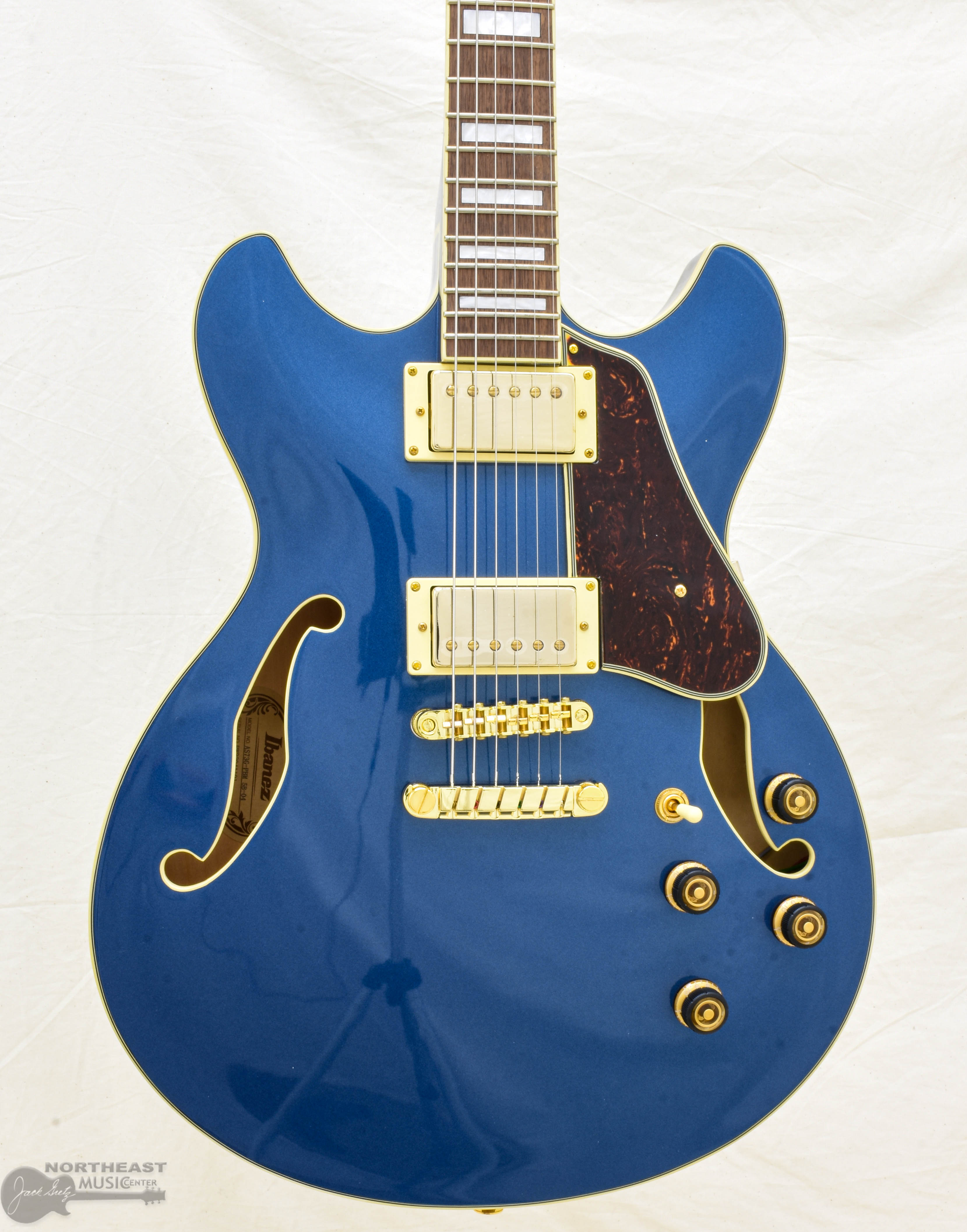 Ibanez Artcore AS73G Semi-Hollow Electric Guitar - Prussian Blue