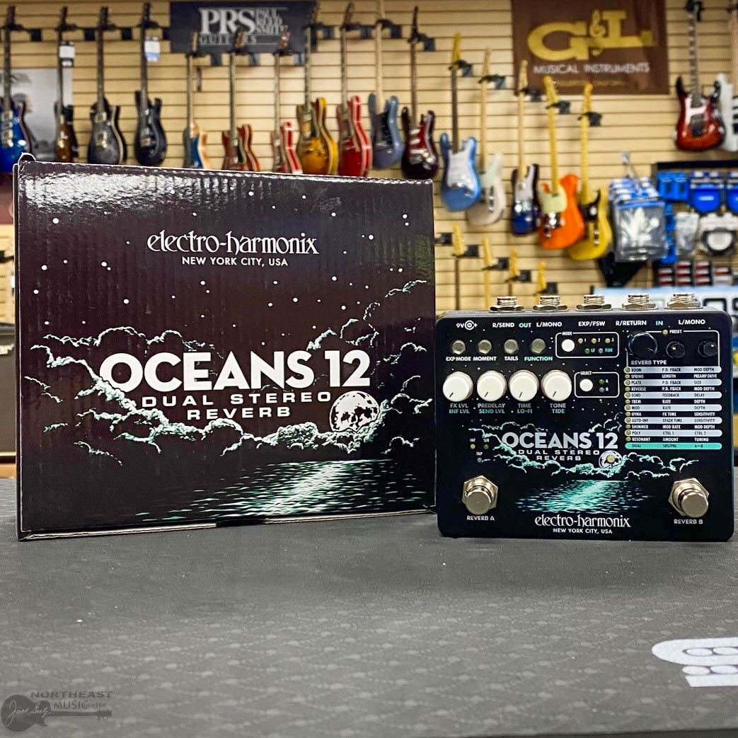 Oceans 12 Dual Stereo Reverb リバーブ Amazon.com: Electro-Harmonix Oceans 12 Dual Stereo Reverb