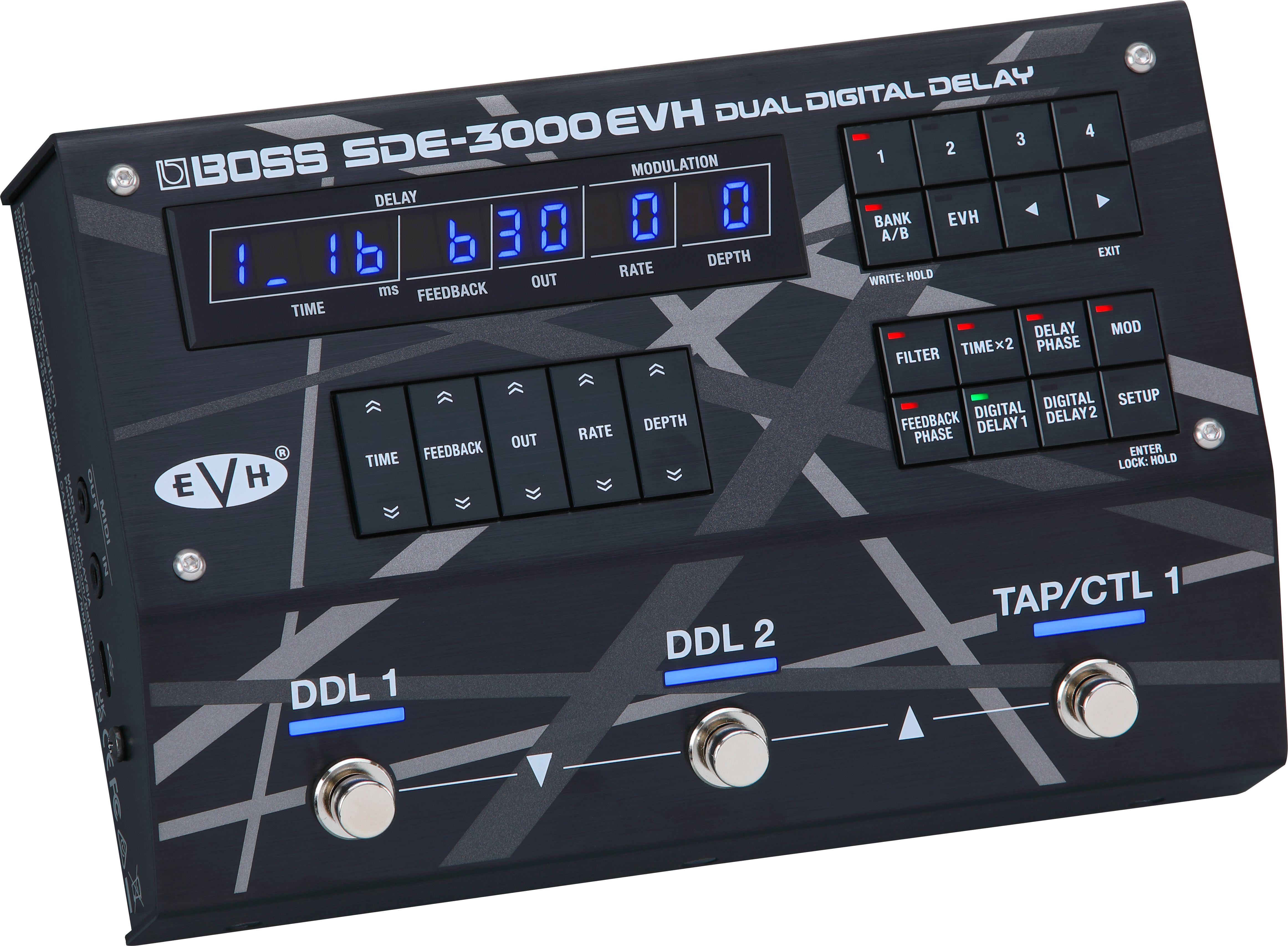 BOSS SDE-3000EVH Dual Digital Delay EVH Edition | Northeast Music