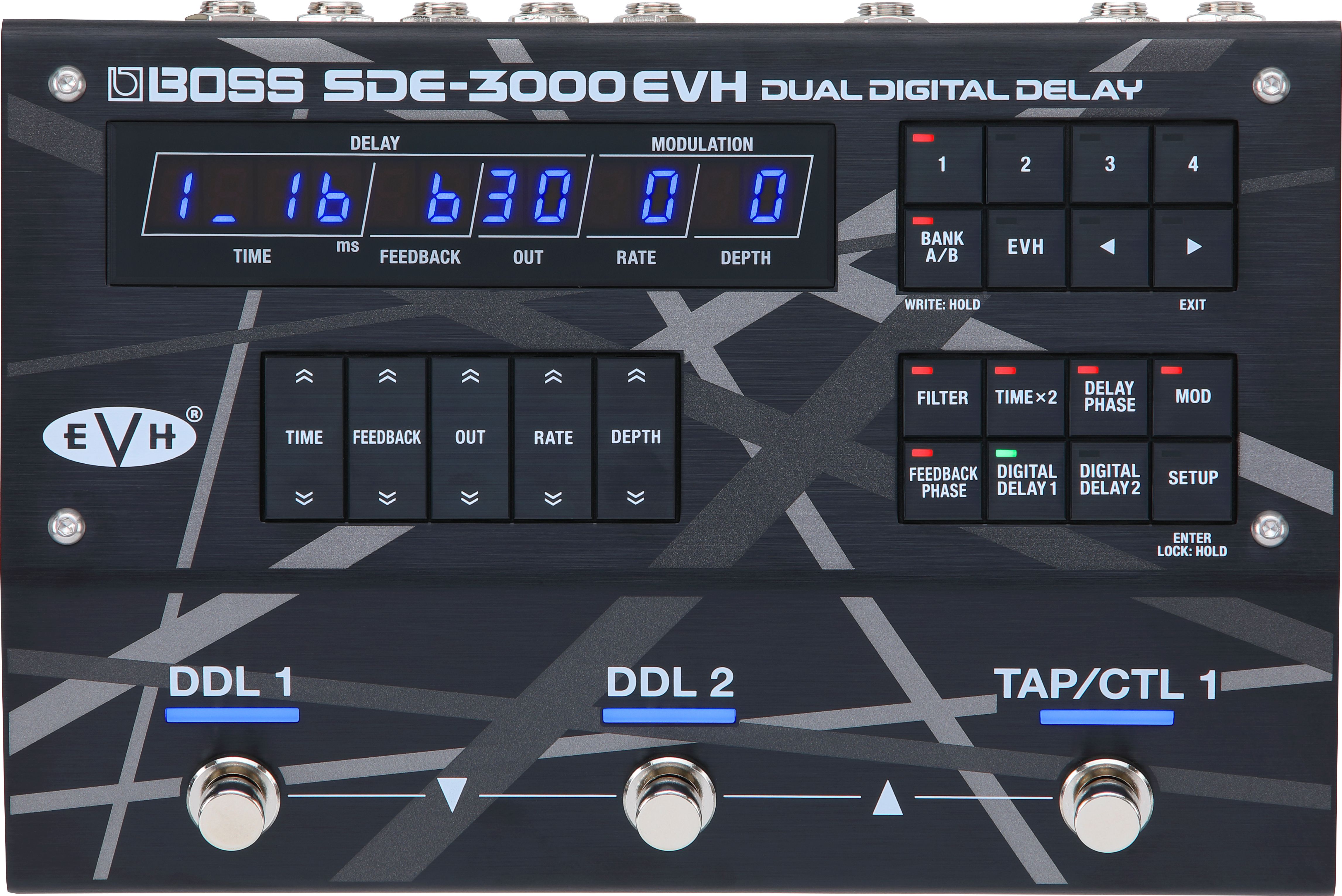 ギター BOSS SDE-3000EVH DUAL DIGITAL DELAY BOSS SDE-3000EVH Dual Digital Delay EVH Edition | Northeast