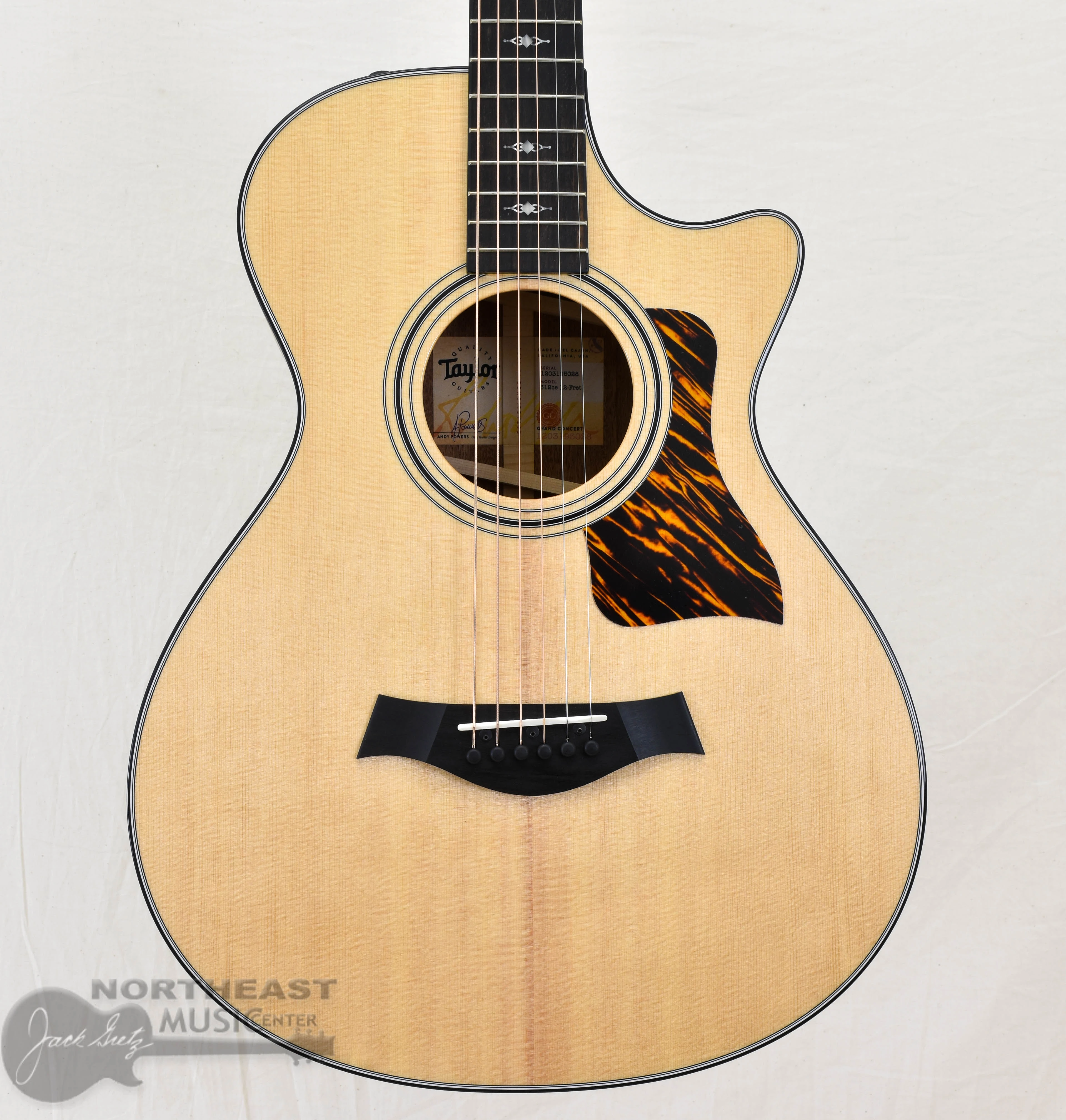 Taylor 312ce 12-Fret Grand Concert Acoustic/Electric Guitar 