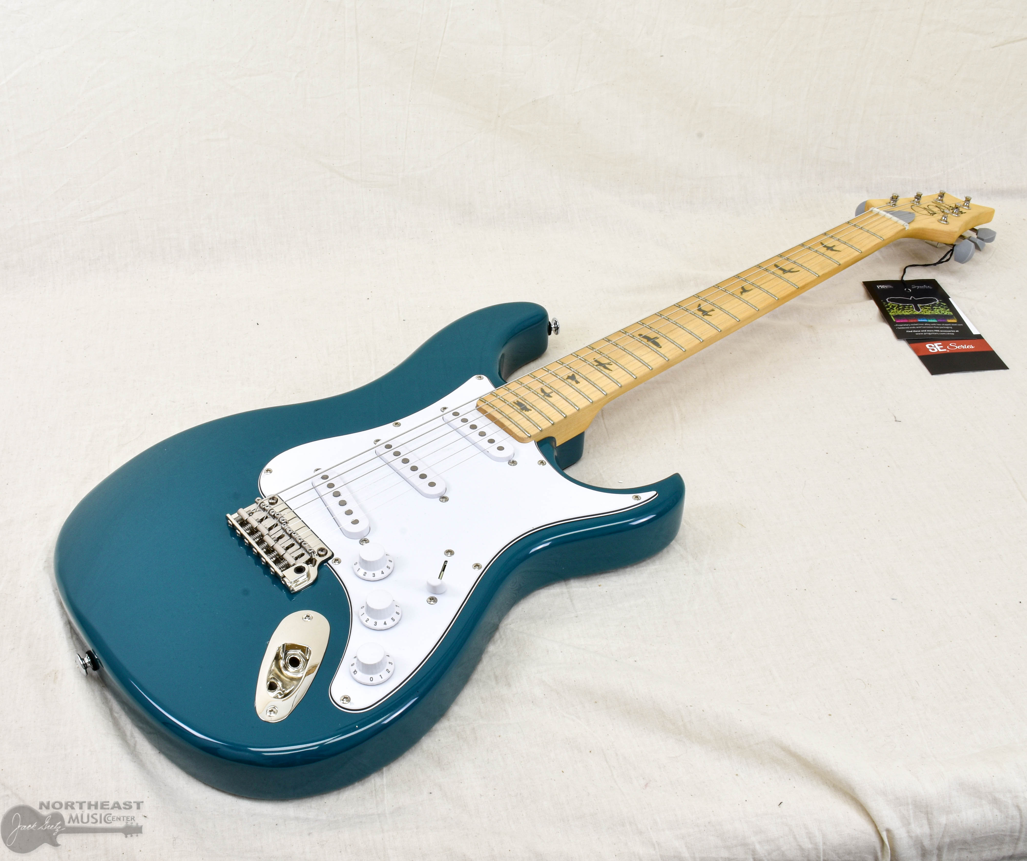 PRS SE Silver Sky Maple - Nylon Blue | Northeast Music