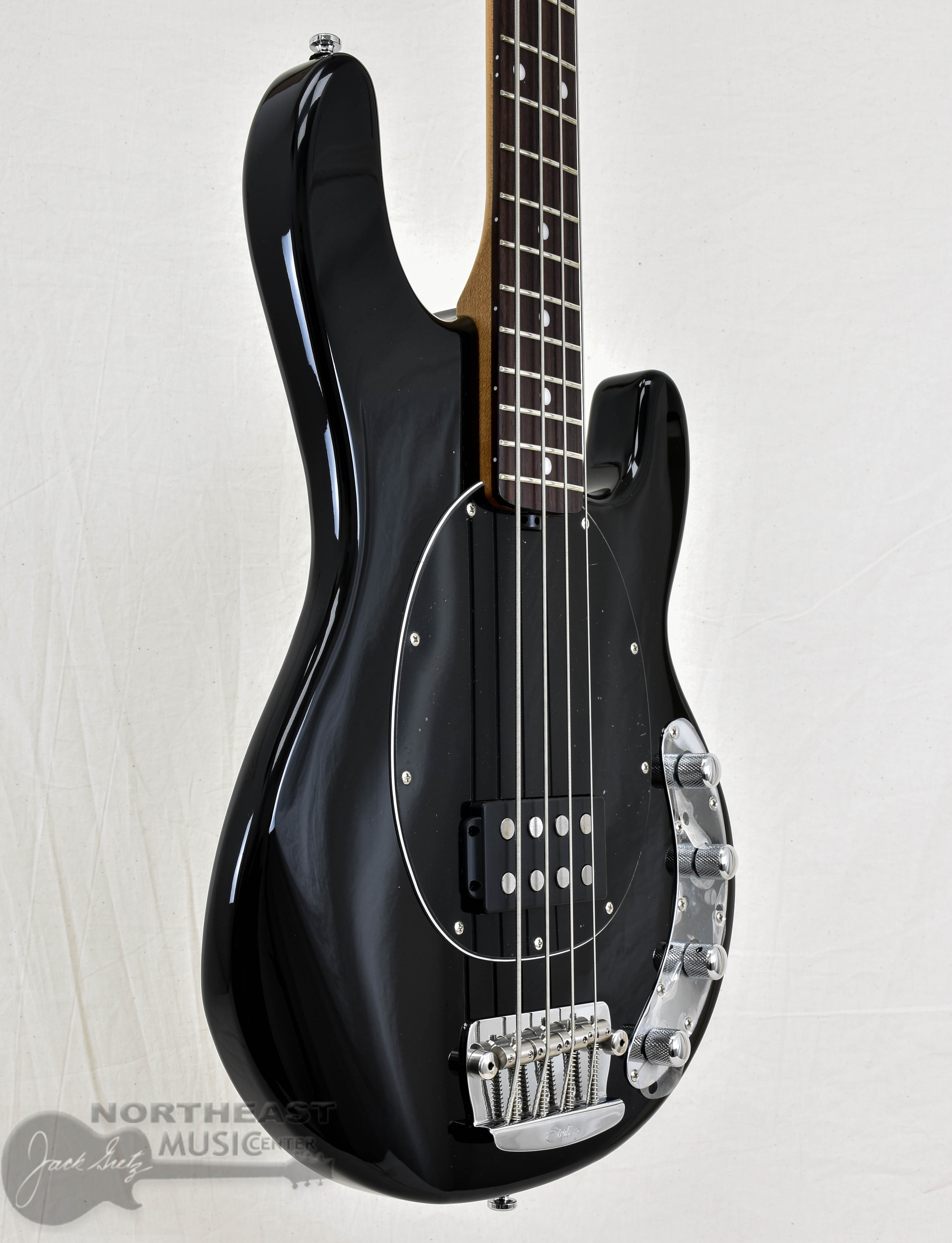 Sterling by Music-Man StingRay Ray34 - Black | Northeast Music 