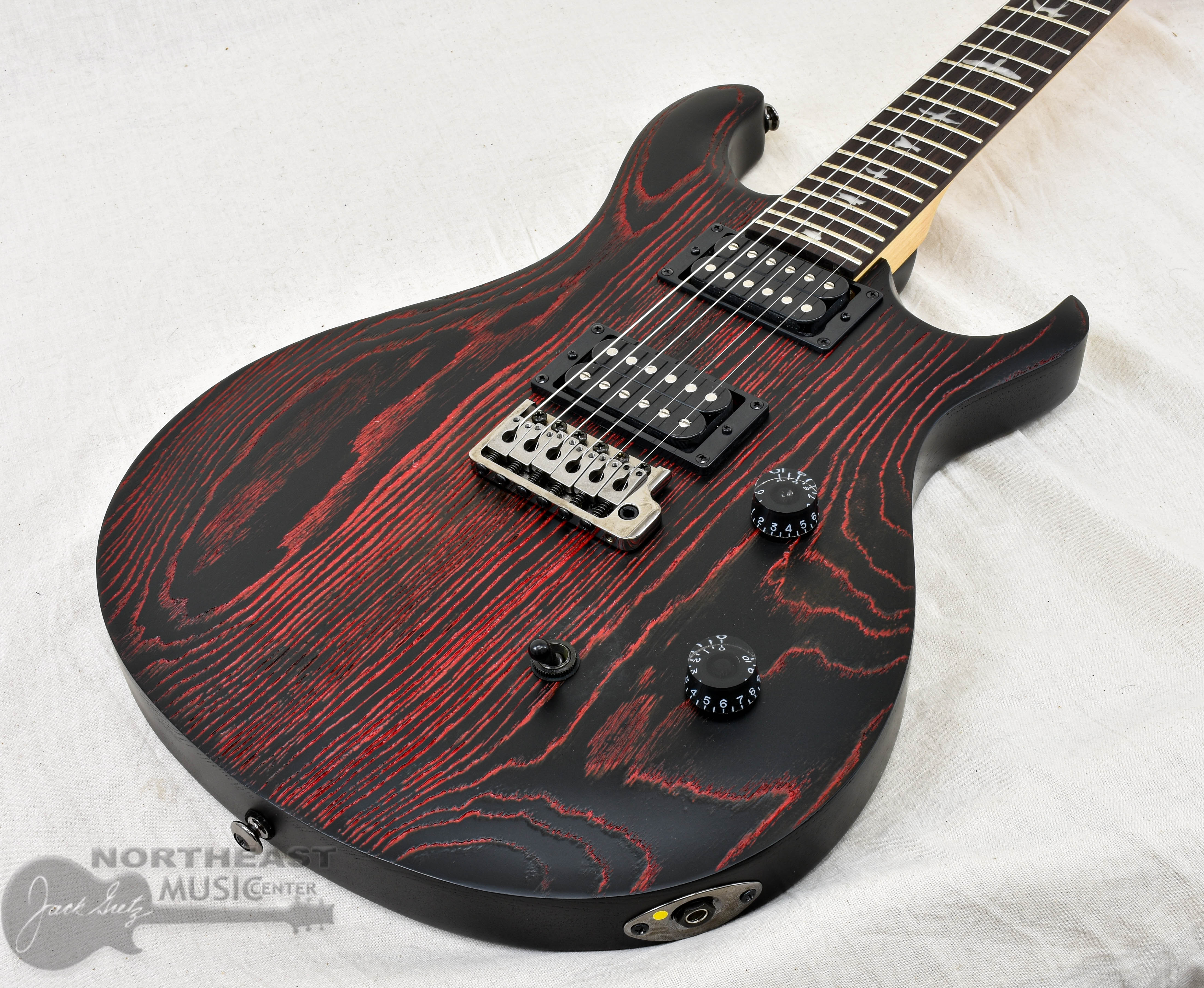 PRS SE Swamp Ash CE 24 Sandblasted Limited Edition - Red (s