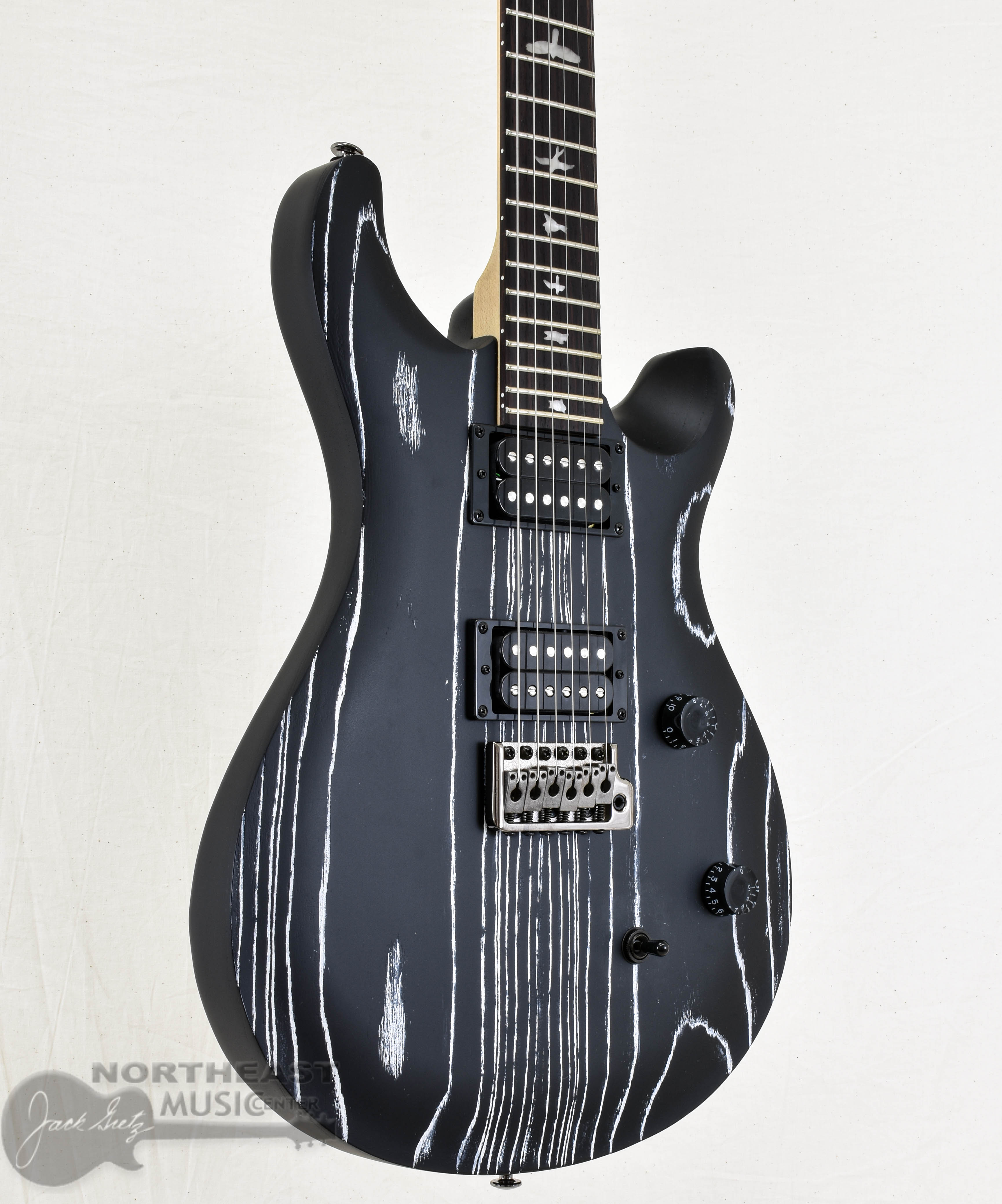 美品 PRS SE Swamp Ash CE 24 Sandblasted PRS SE Swamp Ash CE 24 Sandblasted Limited Edition - White