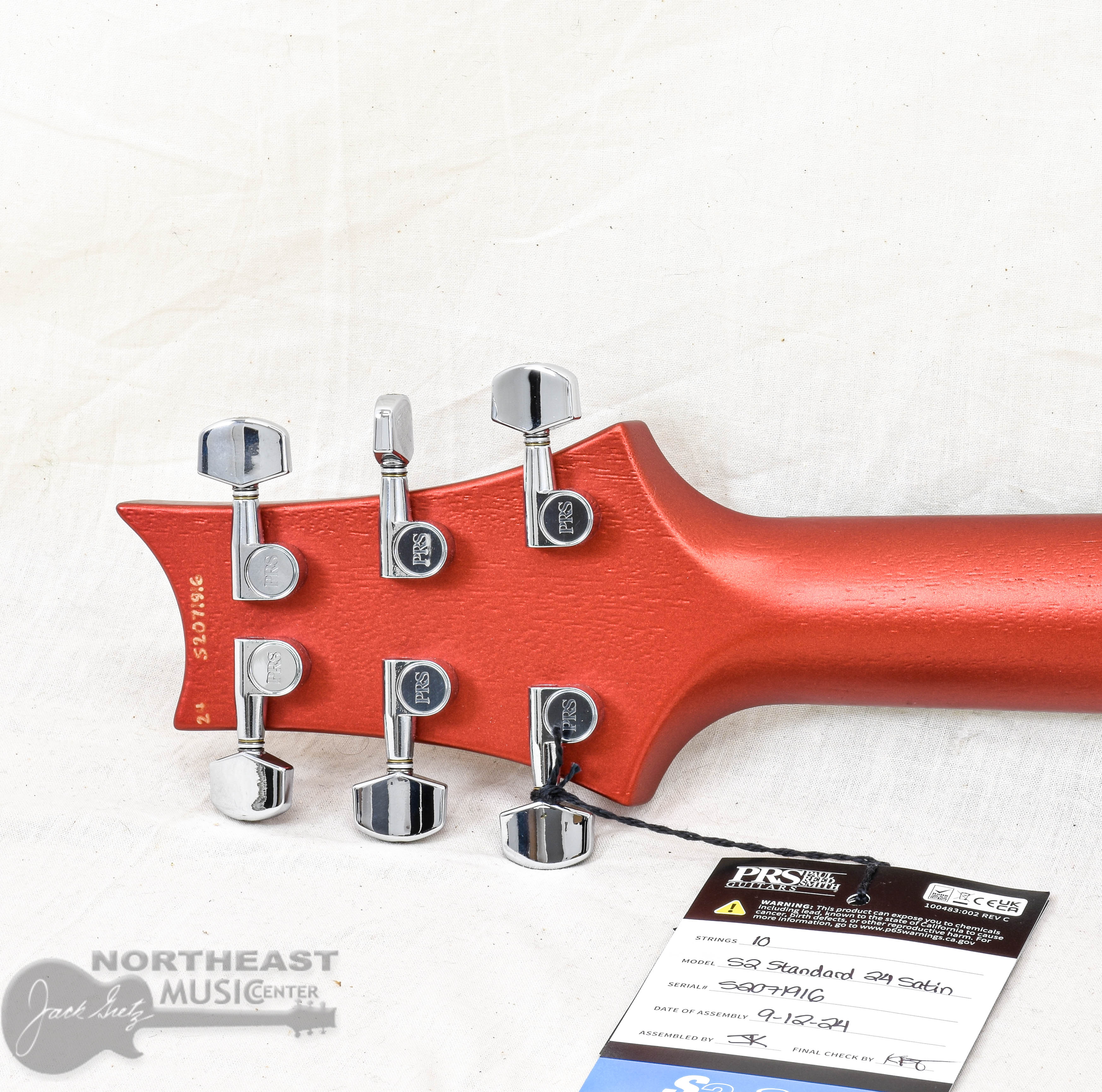 PRS Guitars S2 Standard 24 R&D Prototype - Metallic Red Satin