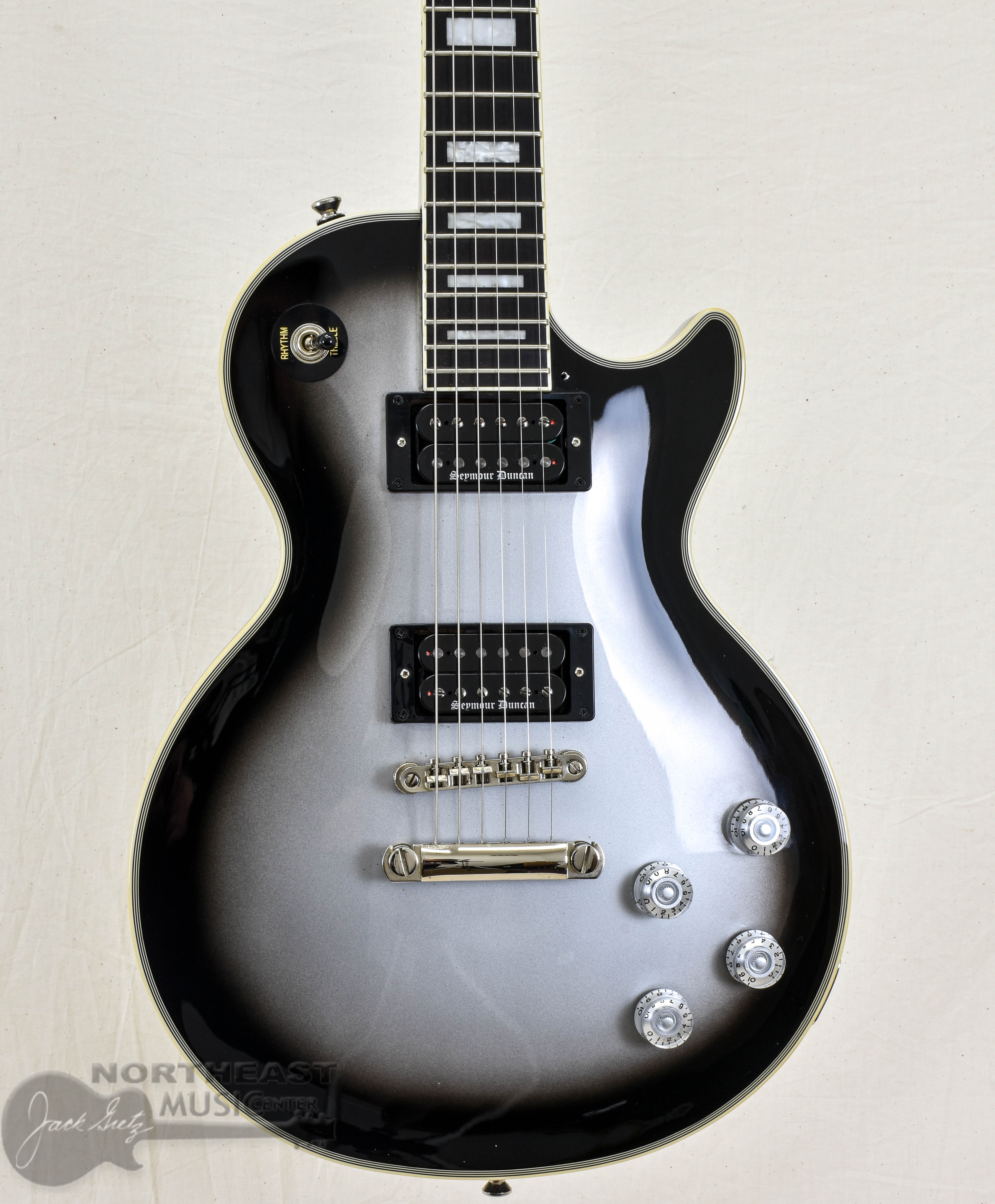 2022 Epiphone Les Paul Custom - Silverburst (Used