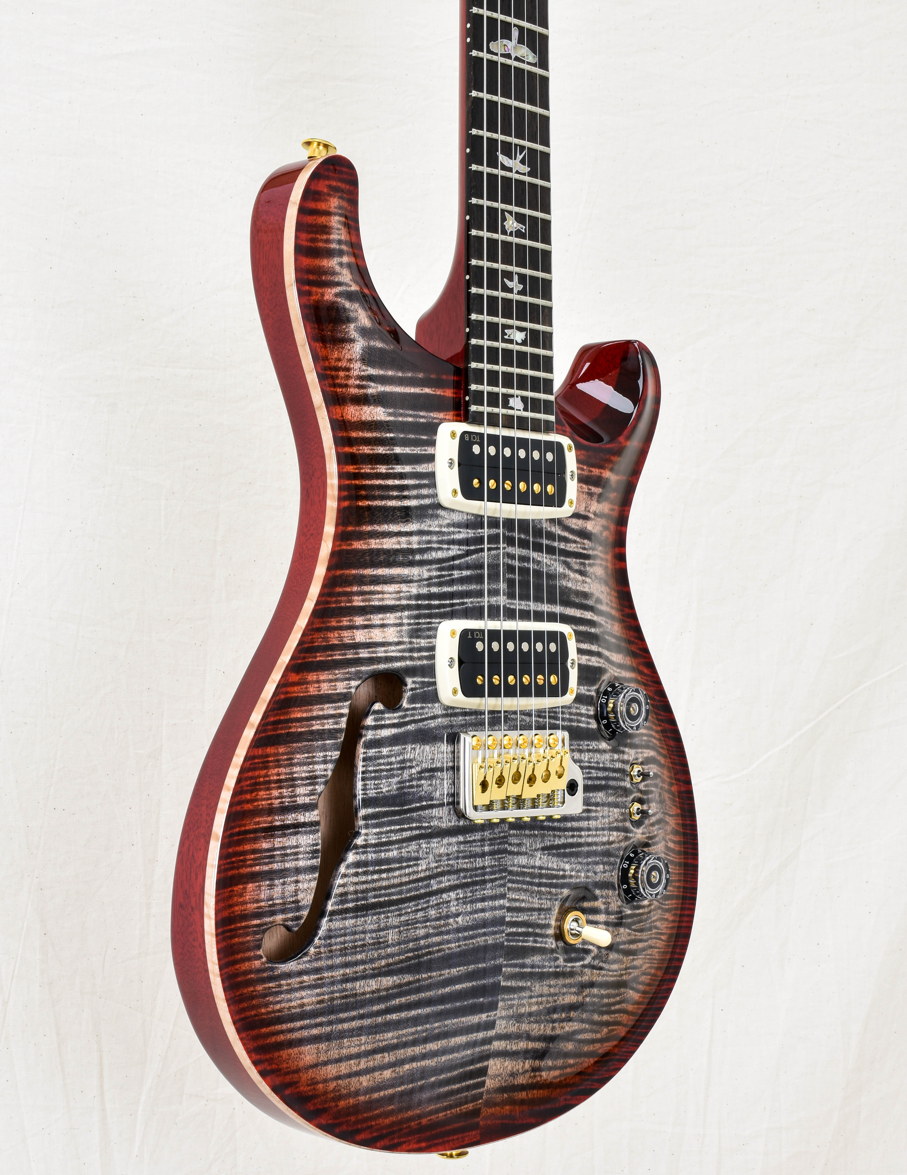 ギター PRS Custom 24-08 10top charcoal burst PRS Custom 24-08 Charcoal Burst 10 Top (830) - Willcutt Guitars