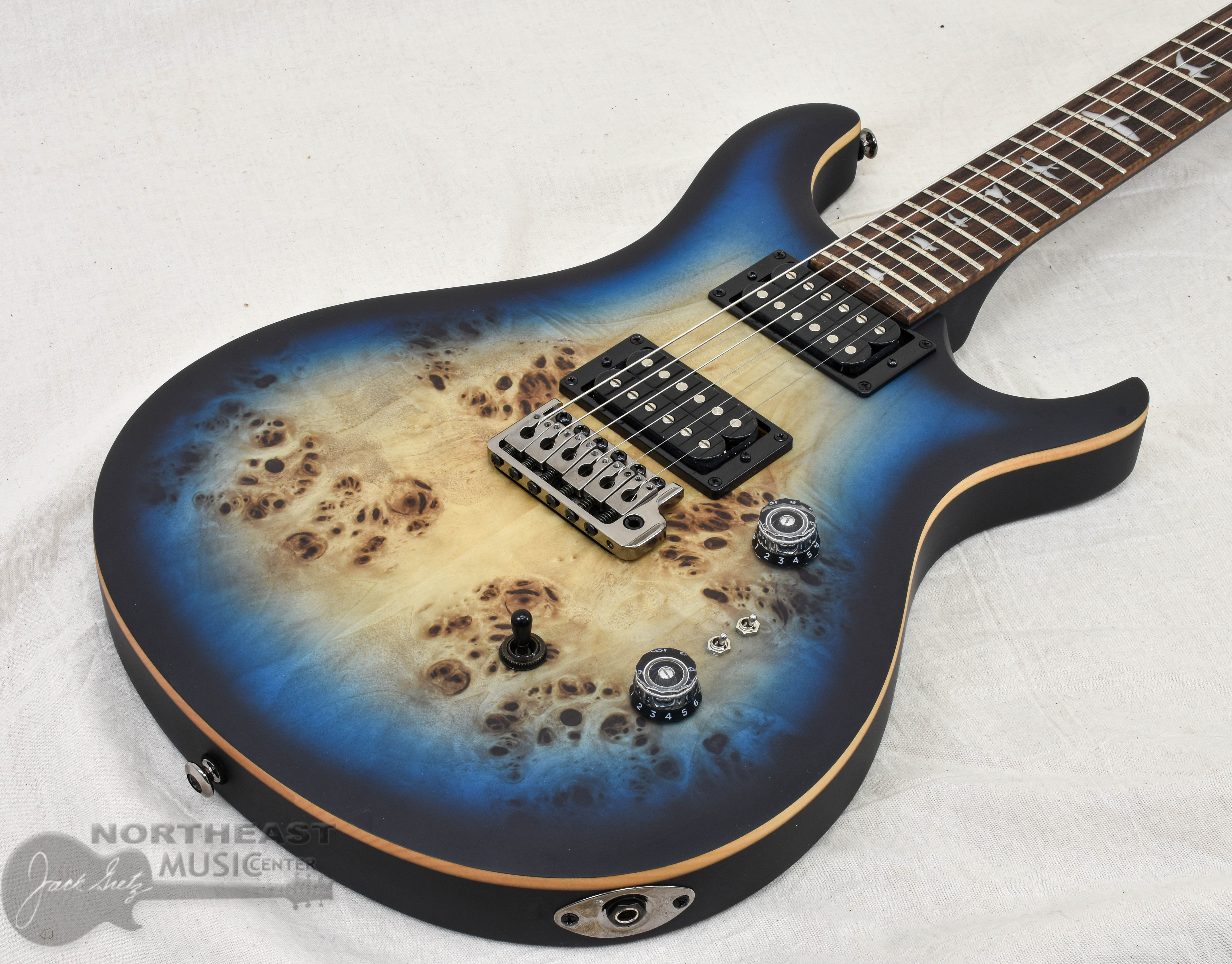 ギター PRS SE Custom24 Lake Blue Midnight Burst PRS SE Custom 24-08 Quilt Package Electric Guitar Lake Blue