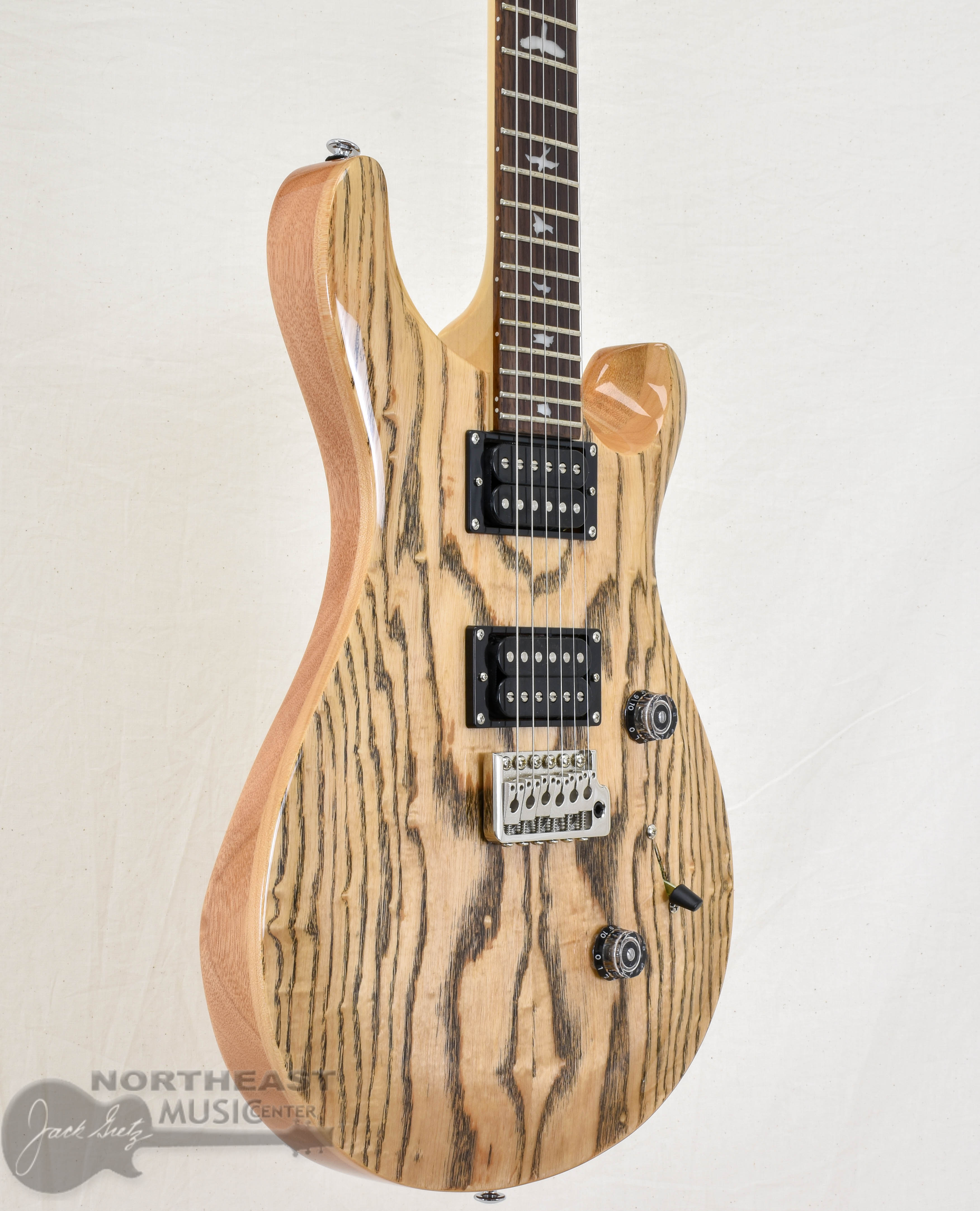 PRS SE Exotic Series Custom 24 Burled Ash - Natural (s/n: 5799