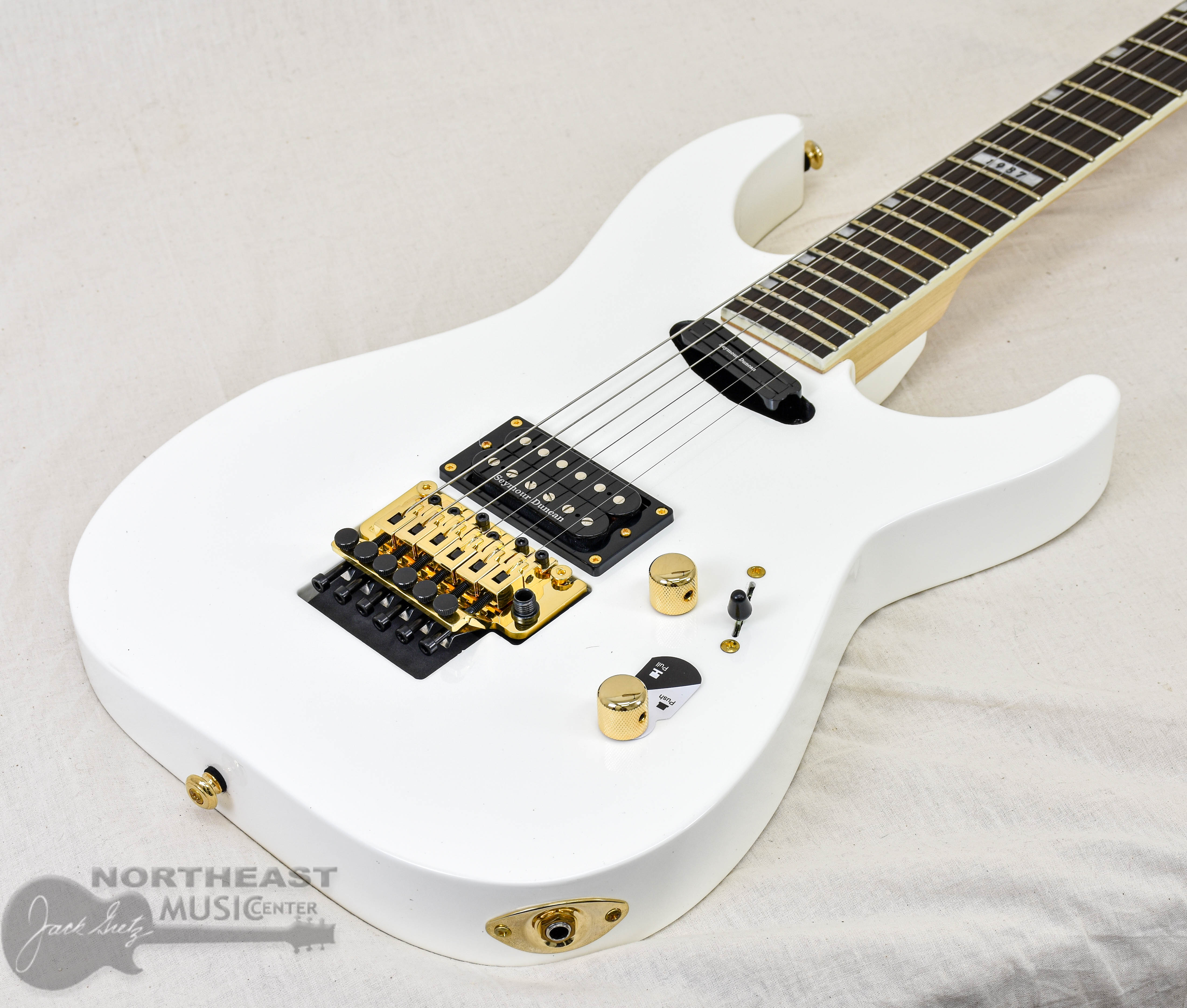 ガ*ン様 ESP Mirage ギター ESP LTD MIRAGE DELUXE '87 Guitar Snow White - LMIRAGEDX87SW